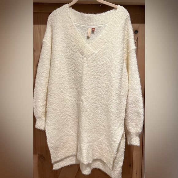 NWT Anthro - Pilcro Teddy V-Neck Tunic Sweater - Picture 12 of 13